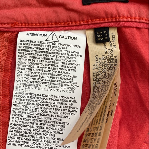 Massimo Dutti Orange-coral pants. - Picture 10 of 11